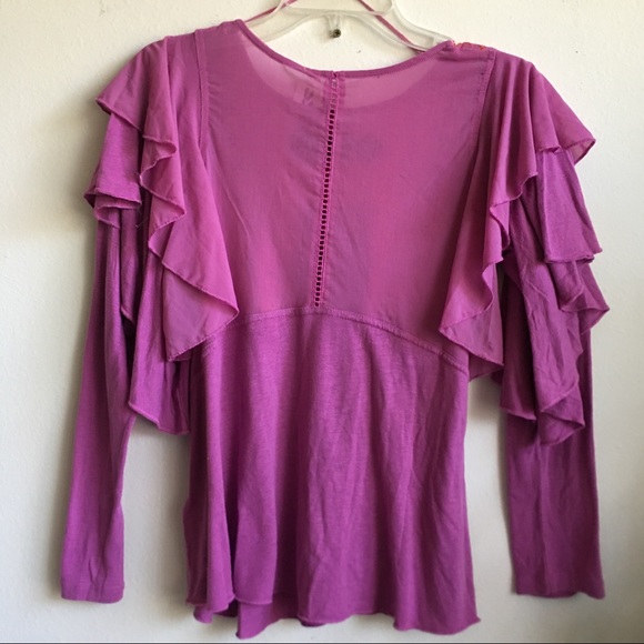 Free People La Cienga Embroidered Blouse Boho Top - Picture 7 of 7